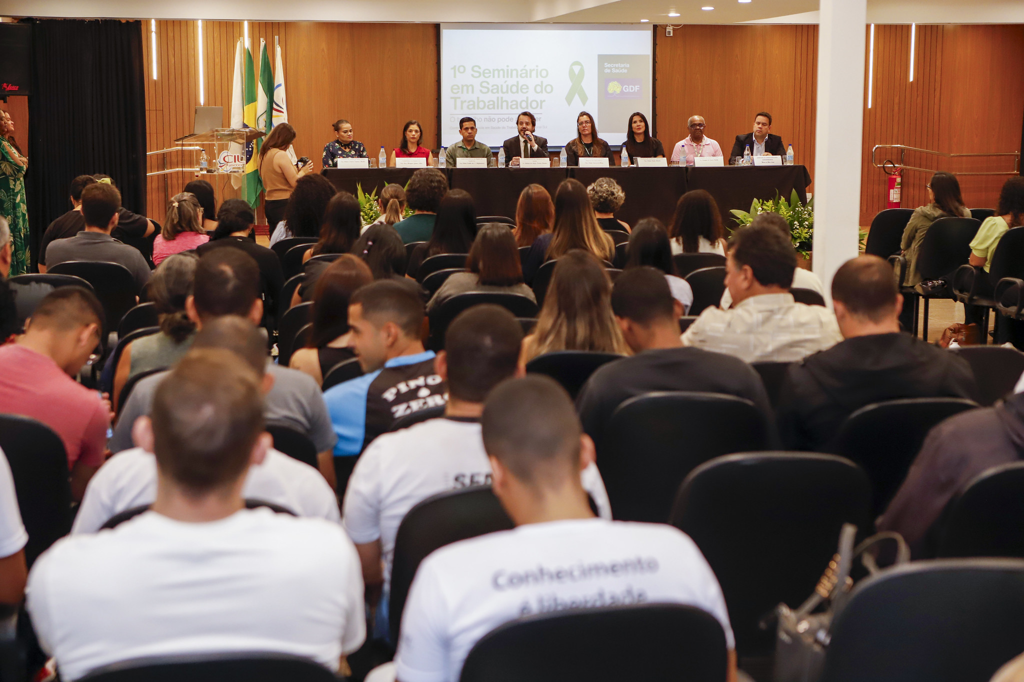 Capa da notícia: Seminário reforça a importância da saúde no ambiente de trabalho