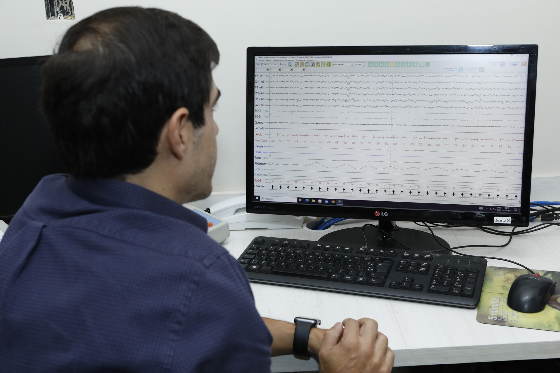Capa da notícia: Ambulatório especializado do Hran promove atividade educativa sobre saúde do sono