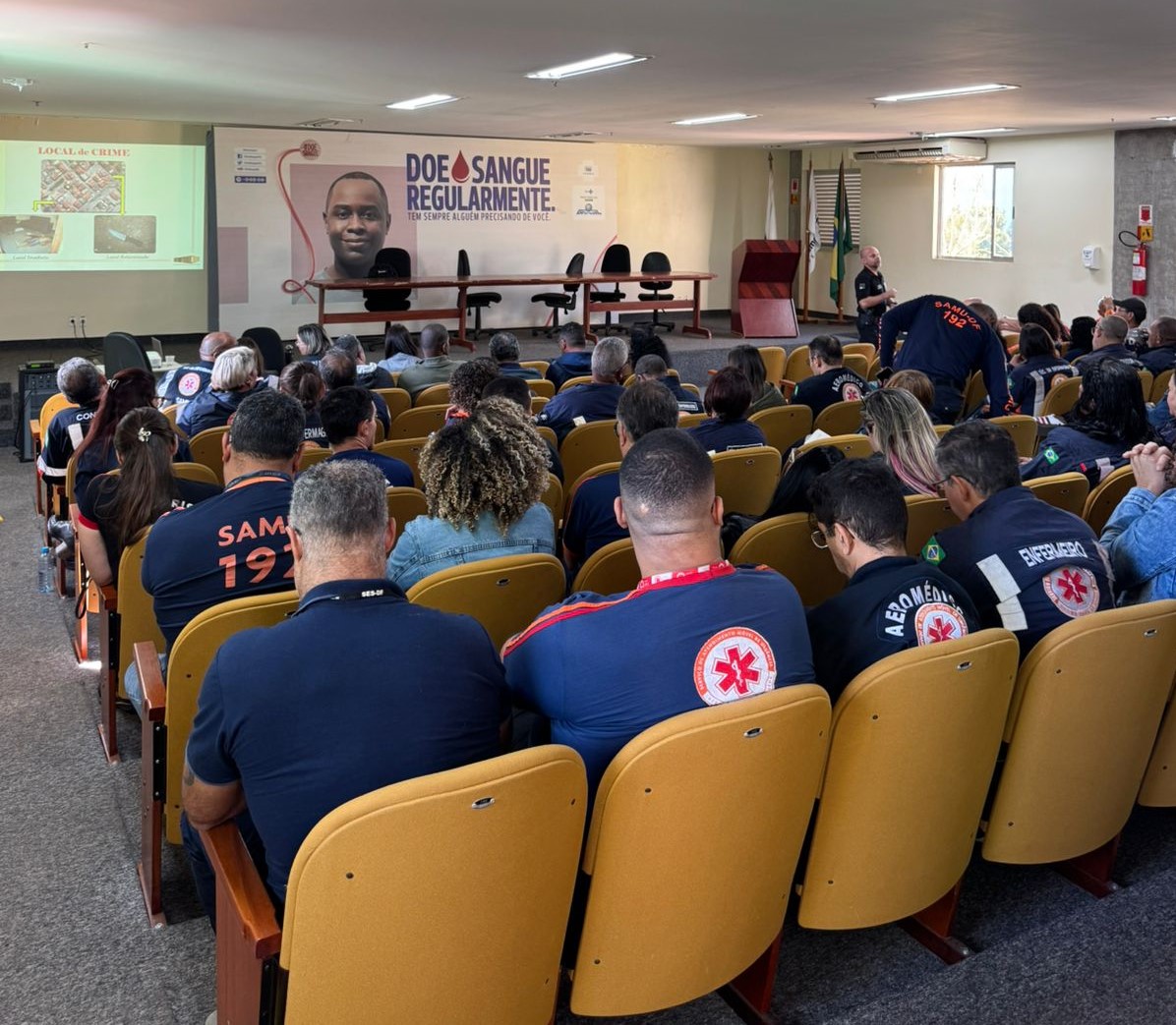 Capa da notícia: Servidores do Samu se capacitam em preservação de cenas de crime