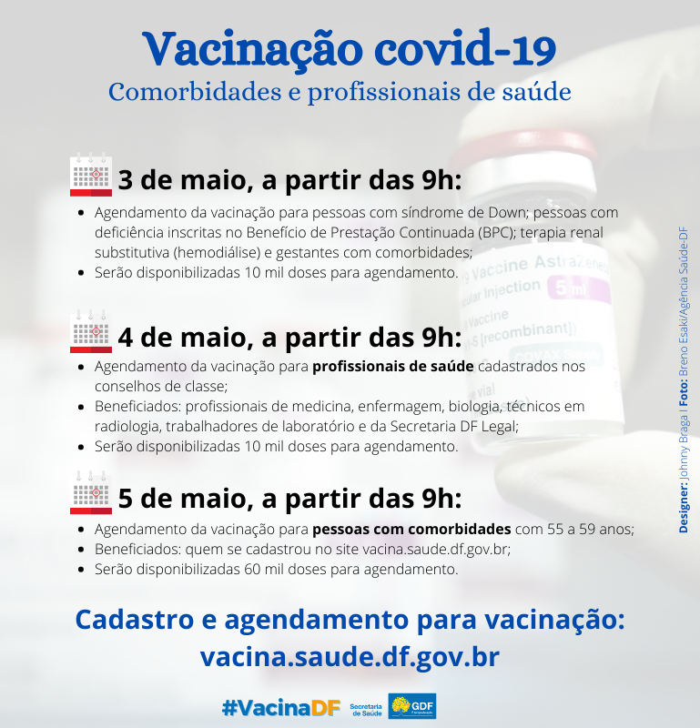 Prefeitura Municipal de Bicas - 11 e 12/05 Vacinação - Segunda Fase de  Pessoas com Comorbidades