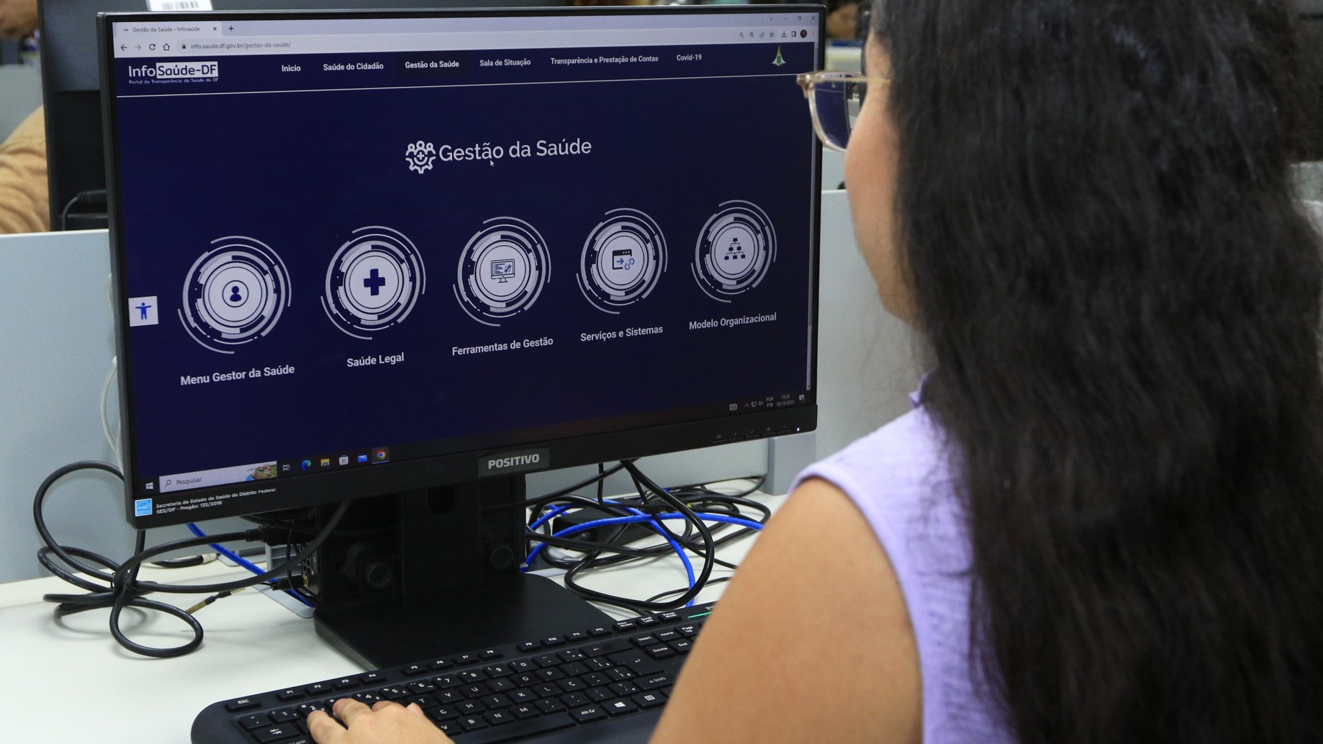 Capa da notícia: Portal InfoSaúde-DF fica indisponível na noite desta terça-feira (17)