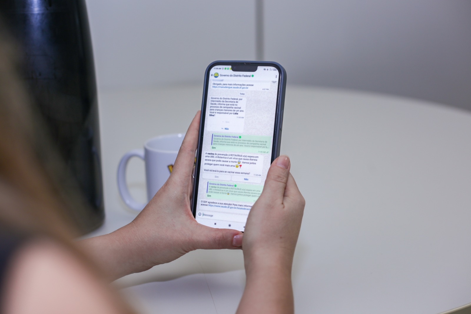 Capa da notícia: Vacinação em dia: GDF envia mensagens para reforçar imunização de crianças e adolescentes