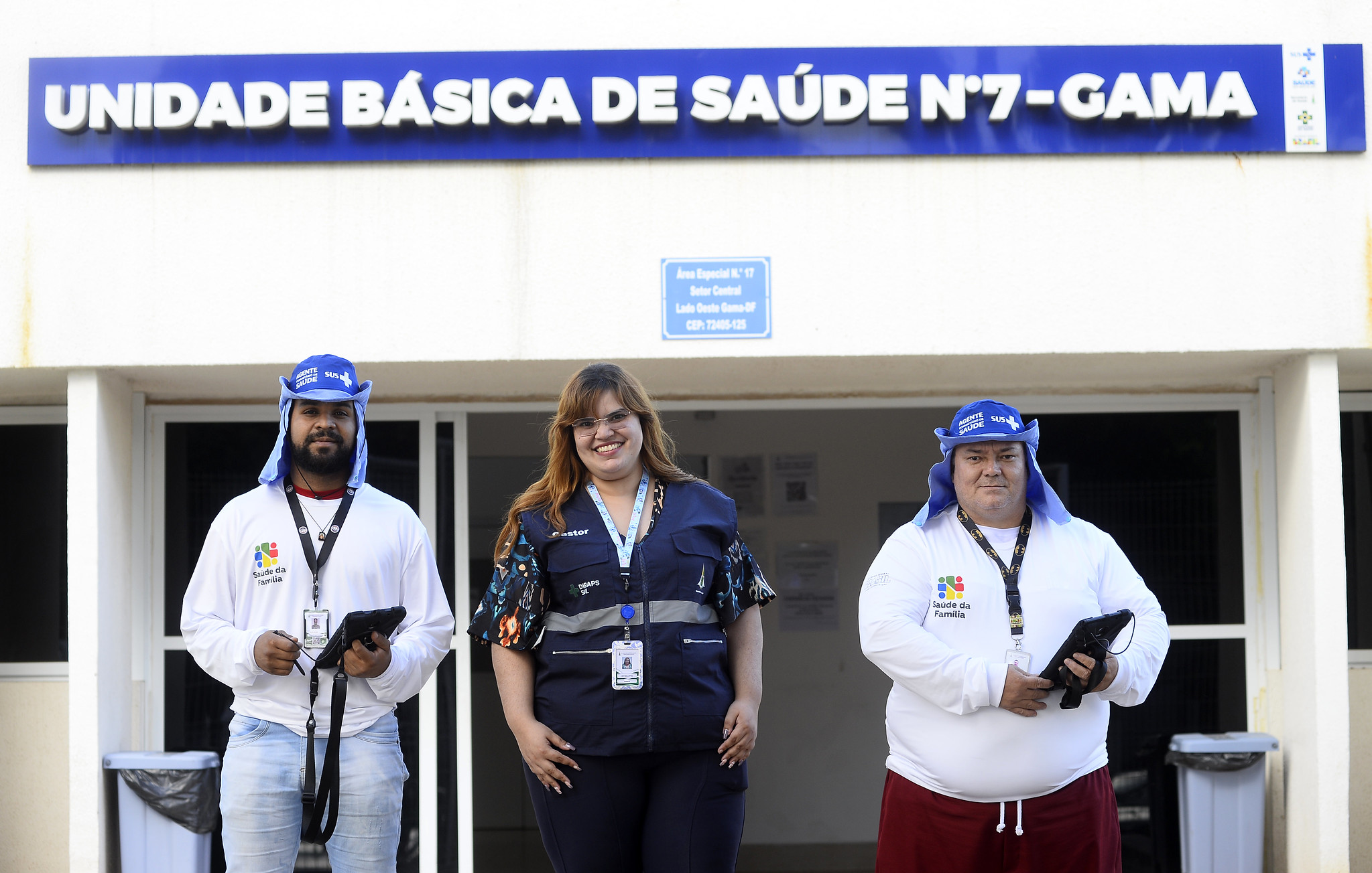 Capa da notícia: Agentes Comunitários de Santa Maria e Gama estão de uniformes novos